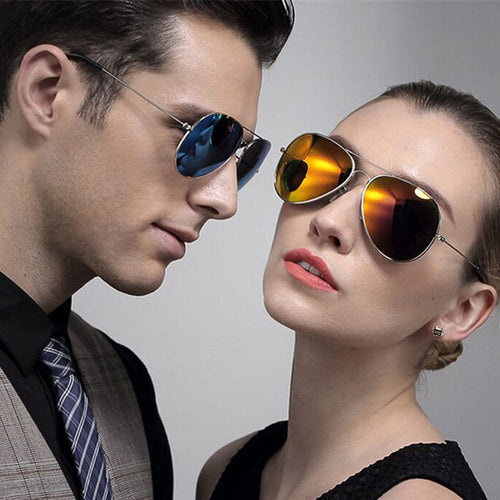 IVE New Women Classic Pilot Sunglasses Fashion Women Updated Coating Mirror Star Lady Sun Glasses Female Sunglasses UV400 CE