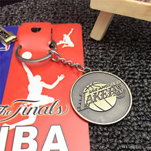 NBA team logo car key ring  Basketball Association Keychain Kobe Bryant Lakers Knight Warriors basketball souvenirs car Key Ring