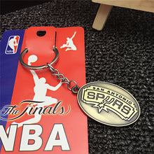 NBA team logo car key ring  Basketball Association Keychain Kobe Bryant Lakers Knight Warriors basketball souvenirs car Key Ring