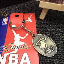 NBA team logo car key ring  Basketball Association Keychain Kobe Bryant Lakers Knight Warriors basketball souvenirs car Key Ring