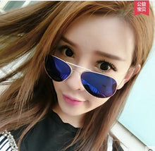 hot sales fashion star sunglasses oculos de sol women men  aviator mirrored lens UV400 protection sun glasses 3027