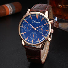 Top Luxury Brand  male luxury watches famous brands Geneva New Mens  Retro Design Leather Band Analog Alloy Quartz Wrist Watch