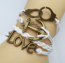 Multilayer Braided Bracelets Vintage Owl Harry Potter wings Infinity Bracelet deathly hallows bracelet & Bangle good gift