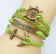 Multilayer Braided Bracelets Vintage Owl Harry Potter wings Infinity Bracelet deathly hallows bracelet & Bangle good gift