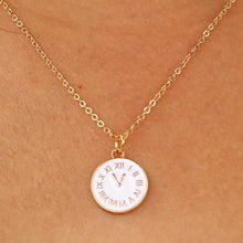 N949 Trendy Tiny Time Pendant Necklace Women Gold Plated Chain Lady Girl Gifts Bijoux Fashion Jewelry Colar Big Promotion