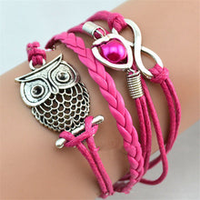 Hot 1 Pc Women Fashion Infinity Friendship Multilayer Charm Leather Bracelets Jewelry Gift