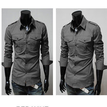 2017 Autumn New Fashion Mens Shirts Casual Slim Fit Long Sleeve Shirt Men Brand Clothing Camicia Single Breasted Camiseta Hombre