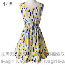 Summer Style Women Dress 2016 Thin Mini O-Neck Sleeveless Short  A Line WOMEN DRESS Plus Size XXL Printed Party Dresses Vestidos