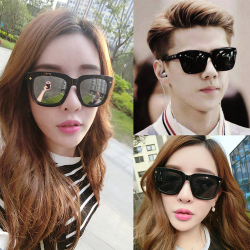 2017 New Elegant Lady Sunglasses Sunglasses Personality Star Glasses Face South Korea Tide Retro Eyes 9738