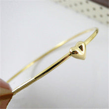 Fashion accessories wholesale pepper mouth sweet peach heart wishing bangle bracelet free shipping