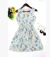 Hot Pink Flower New Spring Summer Plus Size Women Clothing 2016 fashion Floral Print Pattern Cute dresses vestidos