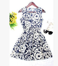 Hot Pink Flower New Spring Summer Plus Size Women Clothing 2016 fashion Floral Print Pattern Cute dresses vestidos