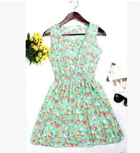 Hot Pink Flower New Spring Summer Plus Size Women Clothing 2016 fashion Floral Print Pattern Cute dresses vestidos