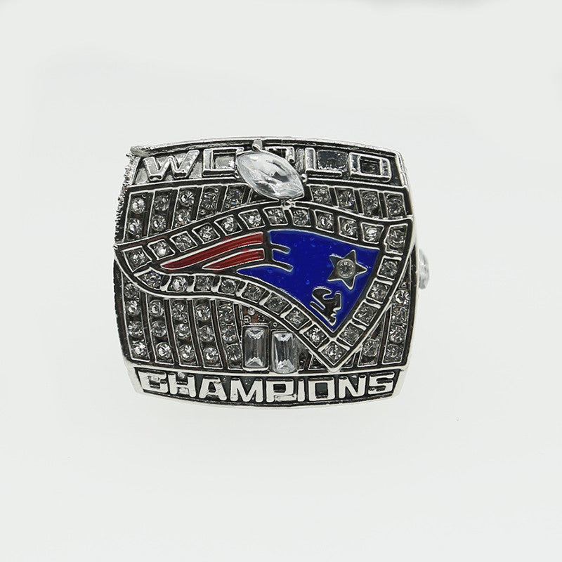 2001 New England Patriots Super Bowl Championship Ring Custom Sport Replica Jewelry