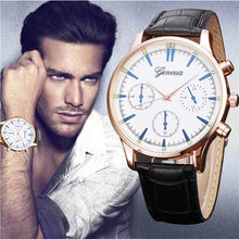 Cheap Price! Hot Sale 2017 Men Watch Faux Leather Analog Quartz Wristwatch Simple Design Man Casual Dress Watches Relogio