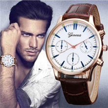 Cheap Price! Hot Sale 2017 Men Watch Faux Leather Analog Quartz Wristwatch Simple Design Man Casual Dress Watches Relogio