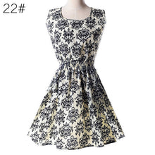 Fashion Tunic Women Dress 2016 Plus Size XXL O-neck WOMEN DRESS Summer Style Floral Print Casual Dresses Women Vestidos Woman