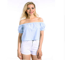 New CDJLFH brand Summer European Fashion style blouse Women Fringe short Chiffon tops shirt slash neck Fashion crop top