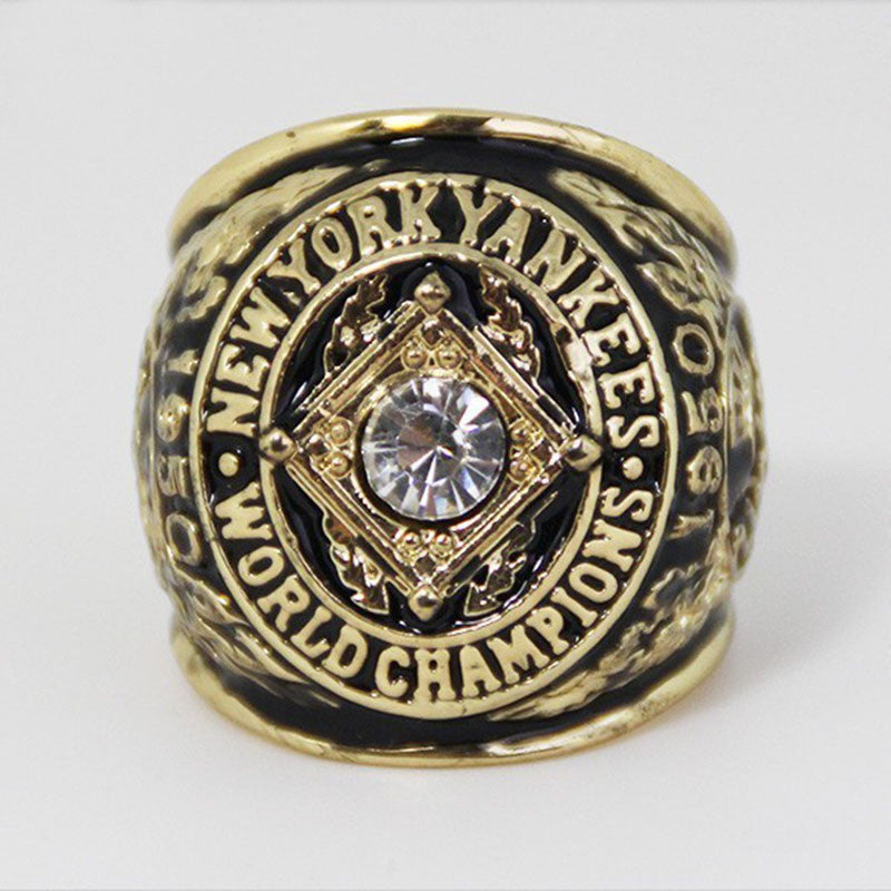 2015 New Arrival Sport Ring MLB 1950 NY World Series Championship Ring Big Size 11 Gold Plated Ring