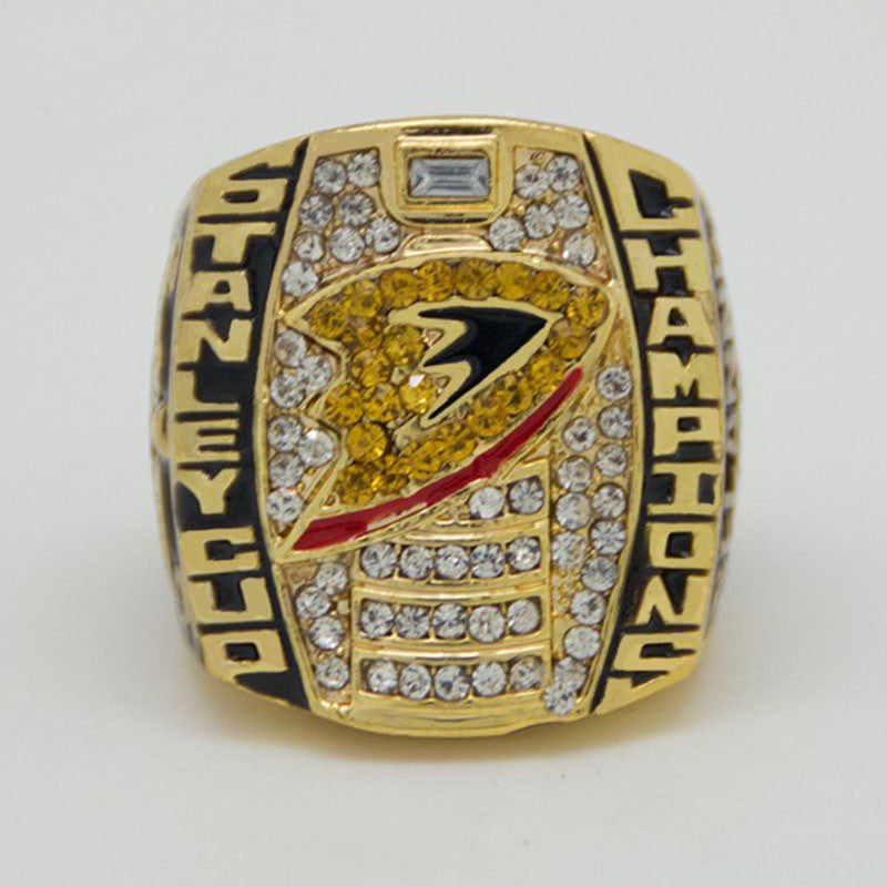 Hot Sale NHL Sport Jewelry 2007 Anaheim Ducks Stanley Cup Championship Ring Big Size 11, Wedding Gift Rings For Men