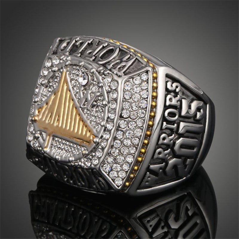 size 8-11 Wholesale 2015 Golden State Curry Round Basketball custom sports Replica world Championship Ring