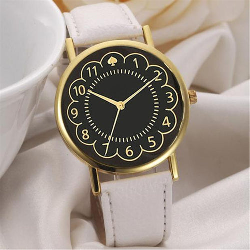 Fashion Women Watches Geneva Flower Printed Quartz Wrist Watch Clock Womens Dress Watches Men Sport Watch Relogio Feminino