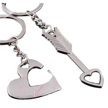 HOT Brand Cupid Arrow Couple Key Chain Lovers Pendant Key Ring Key Chain For Lovers