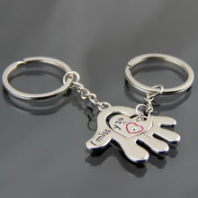 New Arrival 1 Pair/Set Women Couple Key Ring Cartoon Lover Keychain Fashion Valentines Gift 9 Style