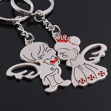 New Arrival 1 Pair/Set Women Couple Key Ring Cartoon Lover Keychain Fashion Valentines Gift 9 Style