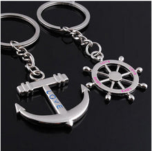 1Pair Men Women Valentine Alloy Lover Key Ring Baseball Cap Envelope whistle rabbit Shape Couple Keychain 15 Styles