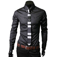 Brand Clothing Men Dress Shirts Men Fashion Luxury Business Stylish Slim Fit Long Sleeve Casual Shirt Chemise Homme Plaid Camisa