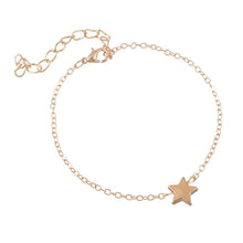 Classic Gold Silver Tone Bracelet with Lovely Star Pendant 2017 New Fashion Bracelets Bangles Jewelry for Women