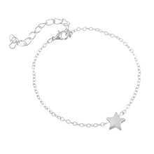 Classic Gold Silver Tone Bracelet with Lovely Star Pendant 2017 New Fashion Bracelets Bangles Jewelry for Women