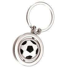 3D Sports Rotating Basketball football soccer Keychain Keyring Ring Key Fob Ball Gifts For Men Wholesale 1Pcs