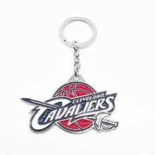 Best Selling Basketball Team Logo Key Chains Alloy Key Ring Creative Car Keychain Sport Style Jewelry Large Size Pendant