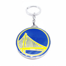 Best Selling Basketball Team Logo Key Chains Alloy Key Ring Creative Car Keychain Sport Style Jewelry Large Size Pendant