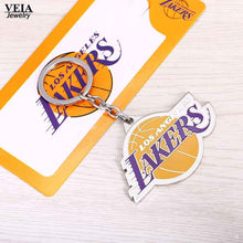 VEIA Jewelry Champion Basketball Teams Warriors Cavaliers Logo Keychain Metal Keychains Basketball Fans Collections Souvenir