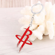 LBJ Curry Harden Basketball Teams Key Chain Bulls Rocket Warrior Cavaliers Basketball Keychain Key holder Sport Jewelry