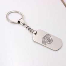 6Pcs/lot Mix Jazz Spurs Kings Suns Kings Pendants Charms Key Chains Stainless Steel Keychain Basketball Men Key Ring