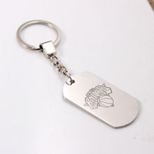 6Pcs/lot Mix Jazz Spurs Kings Suns Kings Pendants Charms Key Chains Stainless Steel Keychain Basketball Men Key Ring