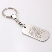 6Pcs/lot Mix Jazz Spurs Kings Suns Kings Pendants Charms Key Chains Stainless Steel Keychain Basketball Men Key Ring