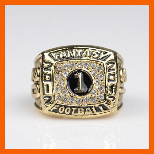 High Quality 2012 fantasy Football Championship Ring Solid Souvenir Sport Rings